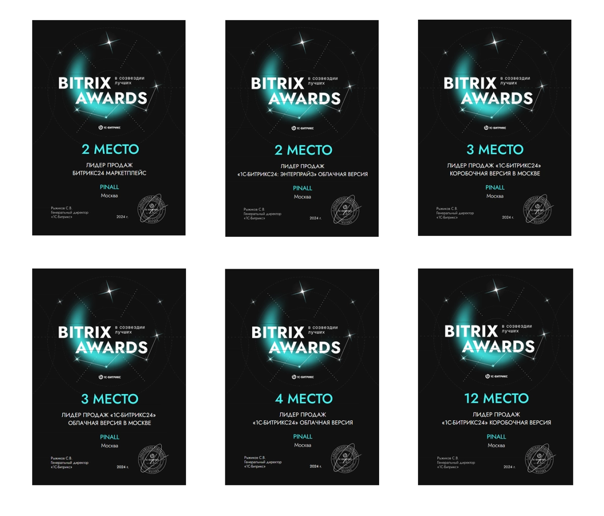 Bitrix Awards Лидеры продаж 2024