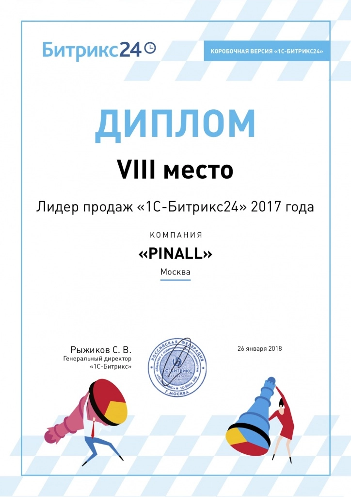 Пинол - лидер продаж Битрикс24 в России Пинол - лидер продаж Битрикс24 в России